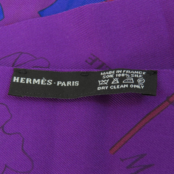 Hermes Twilly Scarf Silk Women's HERMES - Picture 3 of 6